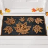 Collections Etc Embossed Bronze-Colored Finish Fall Leaf Design Door Mat 1'6"x2'6" -Bedding Promotion GUEST 38a069e4 2197 472e bcc6 cacd61ac0b67