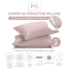 Firm Density Side/Back Sleeper, Down Alternative Pillow With MicronOne Technology, And Removable Pillow Protector - 2 Pack 1 Firm Density Side/Back Sleeper, Down Alternative Pillow With MicronOne Technology, And Removable Pillow Protector - 2 Pack -Bedding Promotion GUEST 39a987af 9202 4bef 8a6b 02dafbac9ab3