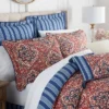 Euro Tabriz Sham Blue - Waverly -Bedding Promotion GUEST 39b6a562 4e8c 458a 8d9c c2c161295135