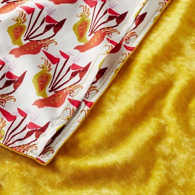 Reversible Velvet Duvet Cover & Sham Set - Opalhouse™ Designed With Jungalow™ 6 Reversible Velvet Duvet Cover & Sham Set - Opalhouse™ Designed With Jungalow™ - Image 4