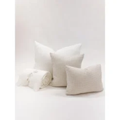 14x20 Down Alternative Cotton Waffle Weave Pillow - Anaya -Bedding Promotion GUEST 4074c45f 6d6d 4db9 a1ef 8547d2c596c7