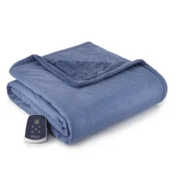 Micro Flannel Reversible Electric Throw Blanket 62" X 84" By Shavel Home Products -Bedding Promotion GUEST 40913ecc ad1c 4d18 930d 79460e91ab8d