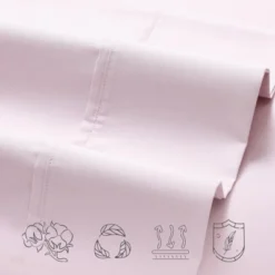 Cotton Sheets Set - Softest 400 Thread Count Bed Sheets, 100% Cotton Sateen, Cooling, Deep Pocket By California Design Den -Bedding Promotion GUEST 409313d3 3daf 43de aa5f e97e61b99849