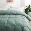 Peace Nest Organic Cotton Down Feather Comforter Duvet Insert, Green 1 Peace Nest Organic Cotton Down Feather Comforter Duvet Insert, Green -Bedding Promotion GUEST 4188527e 81c9 4ac4 bfe0 b57e7ea3dcbc