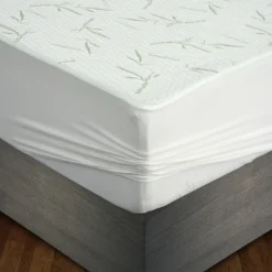 Waterproof Mattress Protector Rayon From Bamboo And Polyester By Lux Decor Collection