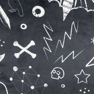 18"x18" Halloween Elements Square Throw Pillow Black - Lush Décor 3 18"x18" Halloween Elements Square Throw Pillow Black - Lush Décor