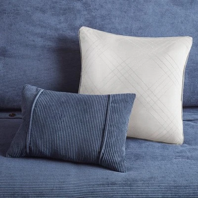 Madison Park 5pc Dallas Corduroy Comforter Set 10 Madison Park 5pc Dallas Corduroy Comforter Set - Image 8