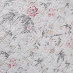 Pink Breezy Floral Quilt Set - Laura Ashley -Bedding Promotion GUEST 4540e5e9 f82b 4488 8788 793b35858441