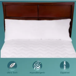 Micropuff Microfiber Pillow Protector With Zipper – (2 Pack) -Bedding Promotion GUEST 45775611 a800 4013 9ac5 f9cf93fddcd3