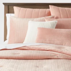 8pc Luxe Velvet Comforter Set Salmon Pink - Threshold™ 19 8pc Luxe Velvet Comforter Set Salmon Pink - Threshold™ -Bedding Promotion GUEST 46352fa2 d486 4716 a950 090cc2da6259