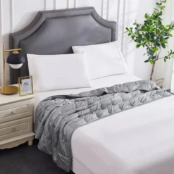 48"x72" 12lbs Rayon From Bamboo Weighted Blanket - Rejuve 12 48"x72" 12lbs Rayon From Bamboo Weighted Blanket - Rejuve -Bedding Promotion GUEST 4752150d 84b7 4b8d 87ac ff57ddb3aa62