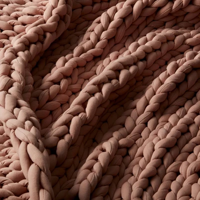 50"x70" 12lbs Solid Knit Weighted Blanket - Casaluna™ 4 50"x70" 12lbs Solid Knit Weighted Blanket - Casaluna™ - Image 2