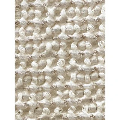 Ivory & Taupe Cotton Waffle Weave Bed Blanket - Anaya 7 Ivory & Taupe Cotton Waffle Weave Bed Blanket - Anaya - Image 5