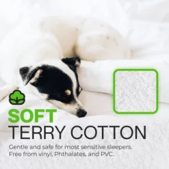 Mattress Protector With Zipper By Guardmax. Terry Cotton Waterproof, Bed Bug Proof, Soft & Comfortable Mattress Encasement With Deep Pockets. -Bedding Promotion GUEST 4a26cd3a 2483 4efe ac3e 4f12704fb15e