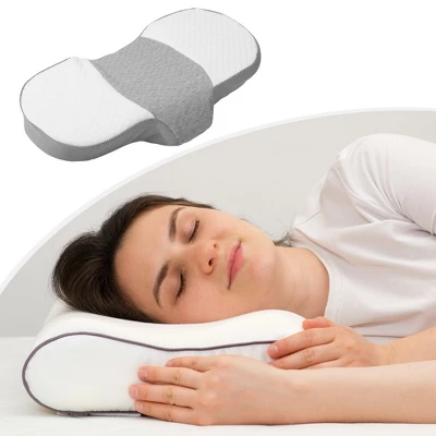 Unique Bargains Neck And Shoulder Pain Ease Home Sleeping Bed Polyester Cotton Memory Foam Pillow 1 Pc 7 Unique Bargains Neck And Shoulder Pain Ease Home Sleeping Bed Polyester Cotton Memory Foam Pillow 1 Pc - Image 5