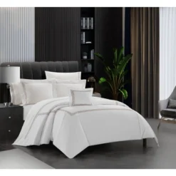 Chic Home Design 8pc Crysta Bed In A Bag Comforter Set