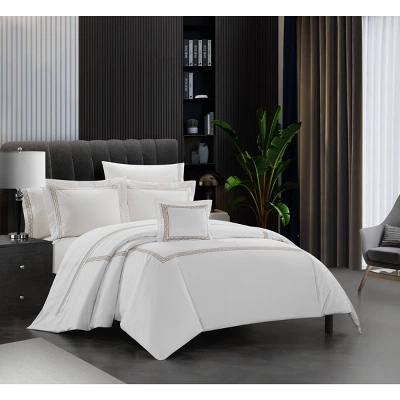 Chic Home Design 8pc Crysta Bed In A Bag Comforter Set 3 Chic Home Design 8pc Crysta Bed In A Bag Comforter Set