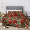 Jacqueline Maldonado Farmhouse Floral Christmas Comforter Set