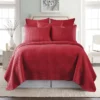 Cross Stitch Red Solid Euro Sham Set Of 2 - One Euro Sham Red - Levtex Home -Bedding Promotion GUEST 507c74f2 0ae2 48d9 97e5 c0a883684372