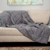 Sealy 48" X 72" Microplush 12lb Weighted Blanket Gray -Bedding Promotion GUEST 5088369c 3298 4926 a728 00167ad01d7e