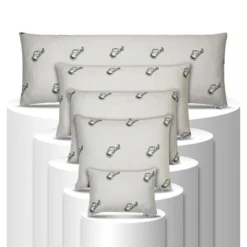 Comfez Adjusted Travel Shredded Memory Foam Pillow With Zipper And Removable Cover - White (2 Pack) -Bedding Promotion GUEST 5093032e 01af 4bba 9a5b 24cbf01c785e