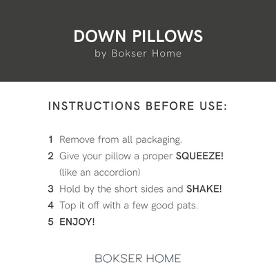 Medium 700 Fill Power Luxury White Duck Down RDS Certified Machine Washable White Bed Pillow | BOKSER HOME 9 Medium 700 Fill Power Luxury White Duck Down RDS Certified Machine Washable White Bed Pillow | BOKSER HOME - Image 7