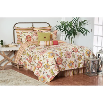 C&F Home 20" X 26" Celine Pink Floral Standard Sham 7 C&F Home 20" X 26" Celine Pink Floral Standard Sham - Image 5