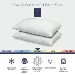 Cool N' Comfort Gel Fiber Pillow With CoolFlex Technology -Bedding Promotion GUEST 53dc5f27 1cce 4c5f bcef 5fd54861fee2