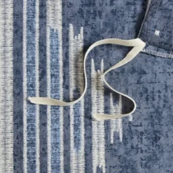 Inari Cotton Printed Duvet Cover Set With Trims Indigo Blue - Ink+Ivy -Bedding Promotion GUEST 548f8fd6 daf6 4580 bf85 2c88cbe2b47c