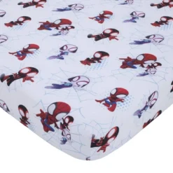 4pc Toddler Spidey And His Amazing Friends Reversible Bed Set