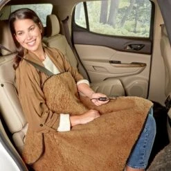 Heated Blanket 2-Pack - USB-Powered Fleece Throw Blankets For Travel, Home, Office, Or Camping - Winter Car Accessories By Stalwart (Brown) 19 Heated Blanket 2-Pack - USB-Powered Fleece Throw Blankets For Travel, Home, Office, Or Camping - Winter Car Accessories By Stalwart (Brown) -Bedding Promotion GUEST 55105a6c 7e63 4388 9878 280cbb99bd64