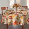 Autumn Leaves Fall Printed Tablecloth - Orange/Yellow - Elrene Home Fashions -Bedding Promotion GUEST 560e164d 6116 4bfe bb62 560d7f21091e