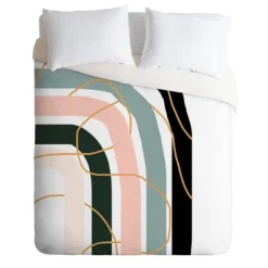 Aleeya Jones Unsettled Rainbow Duvet Set - Deny Designs