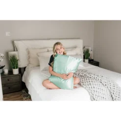 Morning Glamour Standard Satin Solid Pillowcase Mint 8 Morning Glamour Standard Satin Solid Pillowcase Mint -Bedding Promotion GUEST 585931f2 3ff6 45d6 96f7 ebf64ee5d571