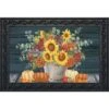 Sunflowers And Hydrangeas Fall Doormat Floral Pumpkins 30" X 18" Briarwood Lane -Bedding Promotion GUEST 58d52d41 28ea 4e05 8e54 72b1125b1ecf