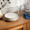 4pk Ceramic App Dining Plates Ivory/Gold - Threshold™ -Bedding Promotion GUEST 5a68e31c 6f94 42b7 9684 9d924d9b198c