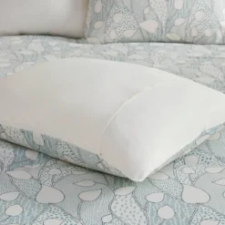 Anya Vine Printed Cotton Comforter Set Aqua Blue - Urban Habitat -Bedding Promotion GUEST 5c0fbd7d 0b55 45cd aa65 7939f547ccba