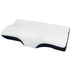 Unique Bargains 1Pcs Contour Memory Foam Pillow Cervical Neck Support Sleeping Pillows White 62x33x10cm -Bedding Promotion GUEST 5cc86385 d1a1 46e6 ad05 c7b7b6629041