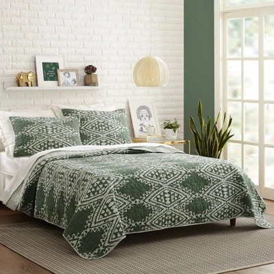 3pc Aisha Quilt Set - Jungalow By Justina Blakeney 4 3pc Aisha Quilt Set - Jungalow By Justina Blakeney - Image 2