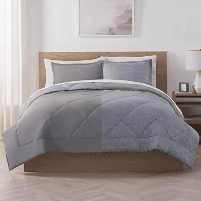 Supersoft Bed In A Bag Reversible Comforter Set - Serta 4 Supersoft Bed In A Bag Reversible Comforter Set - Serta - Image 2