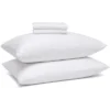 Better Bed Collection Zipped Poly/Cotton PIllow Protectors - 4 Pack White -Bedding Promotion GUEST 66215fdd 0fd7 47e9 b167 d7ed615ef637