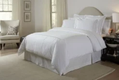 Pointehaven 300 Thread Count 100% Long Staple Cotton Percale Embroidered 2 Pc Pillow Cases -Bedding Promotion GUEST 6636f230 0115 48c7 a512 d8752f509111