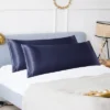 PiccoCasa Satin Body For Hair And Skin Luxury Silky Smooth Long Satin Zipper Closure Pillowcases 2 Packs -Bedding Promotion GUEST 66a3bb51 eb98 451f 98cd fd9156dfd4c9