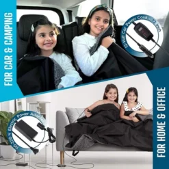 Zone Tech Faux Shearling Fleece Travel Blanket ,Grey Soft Plush Warm Comfortable Car Seat 59"x43” Blanket, Great For Winter, Home, Office And Camping -Bedding Promotion GUEST 67578d2e e95a 4596 ae8a f824150cc2d1