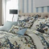 Casablanca 300tc Cotton Sateen Floral Printed Oversize Duvet Cover Set 5pc - Tribeca Living® -Bedding Promotion GUEST 6a69aa50 2025 48a7 94de b32b08050495