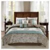 Sharon 7pc Polyester Jacquard Comforter Bedding Set With Bedskirt -Bedding Promotion GUEST 6a93482b 738f 4ffb b038 0dc97d9e8ef4