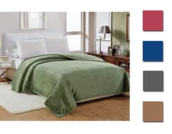 Ultra Lush Soft & Cozy Popcorn Textured Microplush Blanket