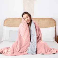 Crystal Reversible 15lbs Weighted Blanket With Removable Cover - DreamLab -Bedding Promotion GUEST 6c165b71 4918 4e7e a750 b16641802c9e