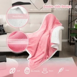 Tangkula Heated Blanket 60" X 50" Electric Blanket Throw, Warming Blanket With 10 Heating Levels, 9H Timer Auto Shut Off, Overheat Protection Pink 17 Tangkula Heated Blanket 60" X 50" Electric Blanket Throw, Warming Blanket With 10 Heating Levels, 9H Timer Auto Shut Off, Overheat Protection Pink -Bedding Promotion GUEST 6cc2177f bed6 477d aaa2 76406e4e6bfd
