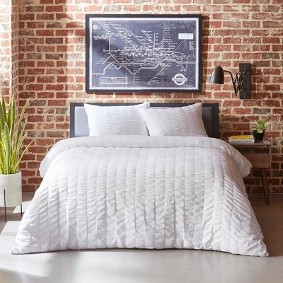 Orleans Duvet Cover Set White - City Scene 6 Orleans Duvet Cover Set White - City Scene - Image 4
